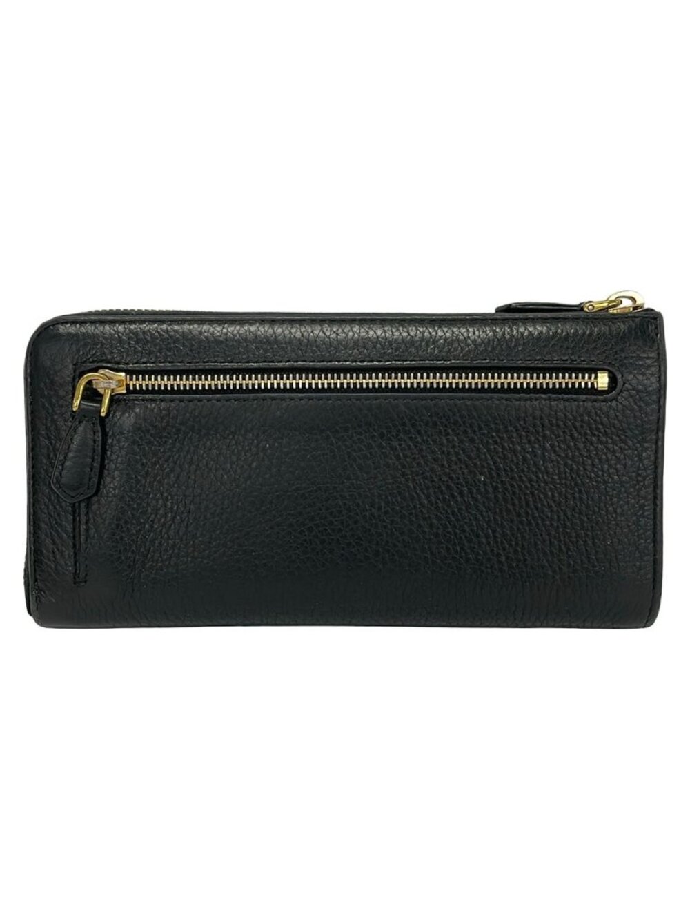Prada Wallet Black L-shaped Zipper Leather - Picture 2 of 7